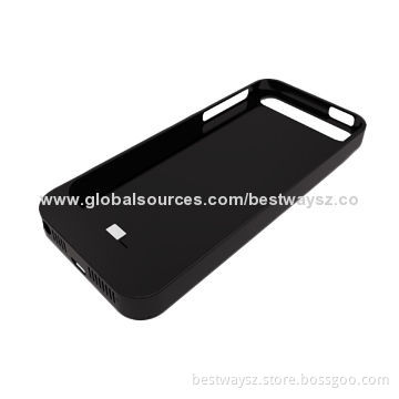Power bank case for iPhone 5, with MFI certificate, 2,000mAh battery, charge 100%